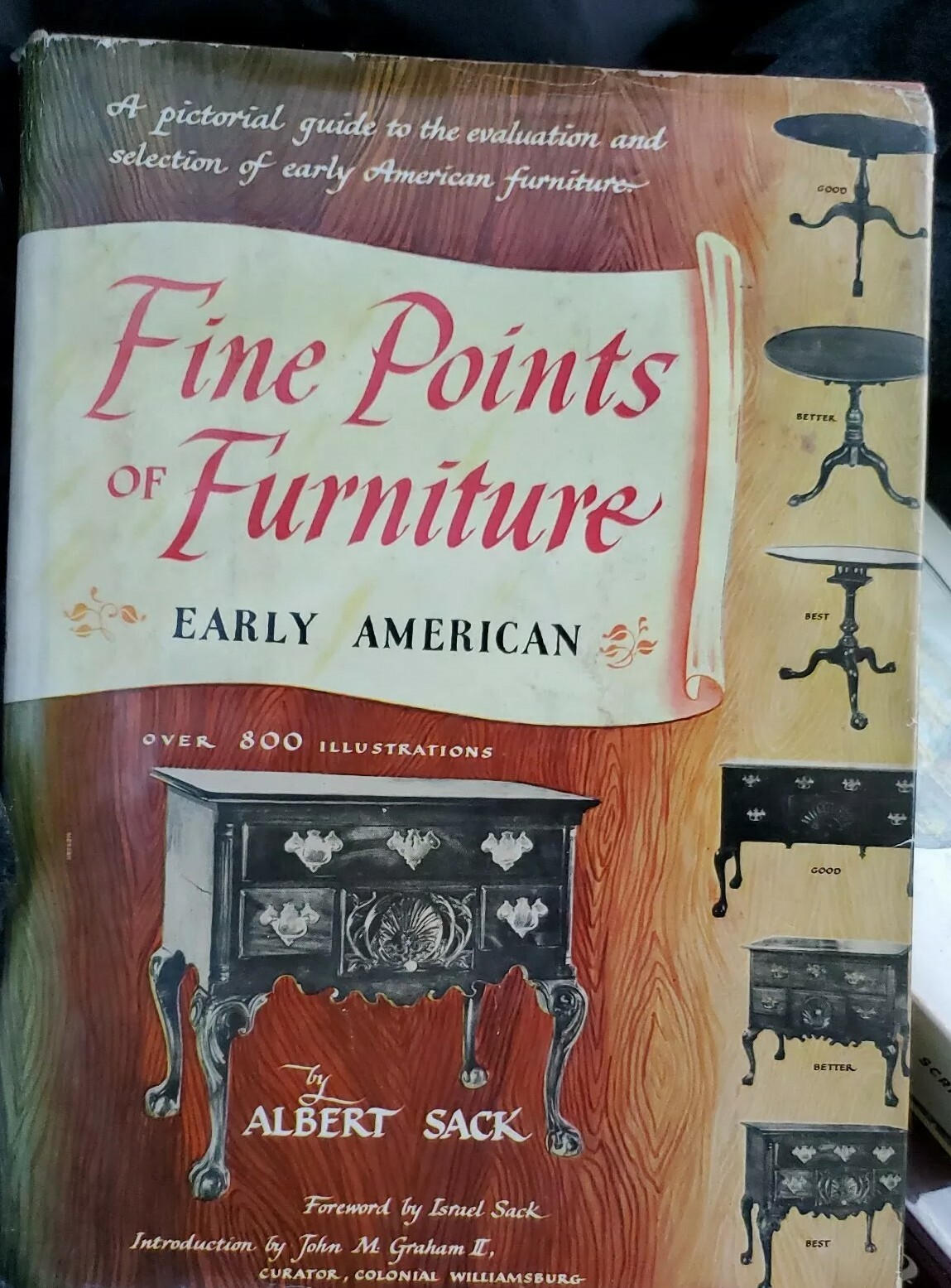 Fine Points Of Furniture: Early American by Albert Sack, 1977