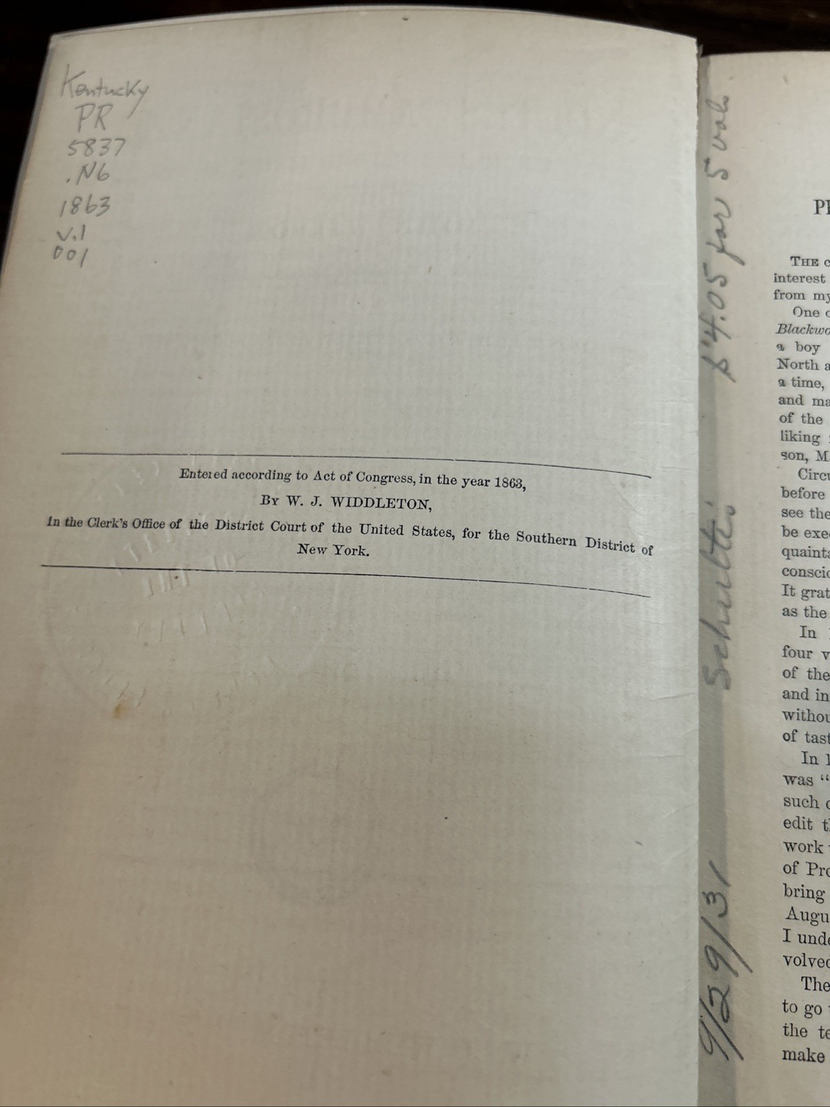 John Wilson / NOCTES AMBROSIANÆ w/ Memoirs and Notes by R. Shelton Mackenzie