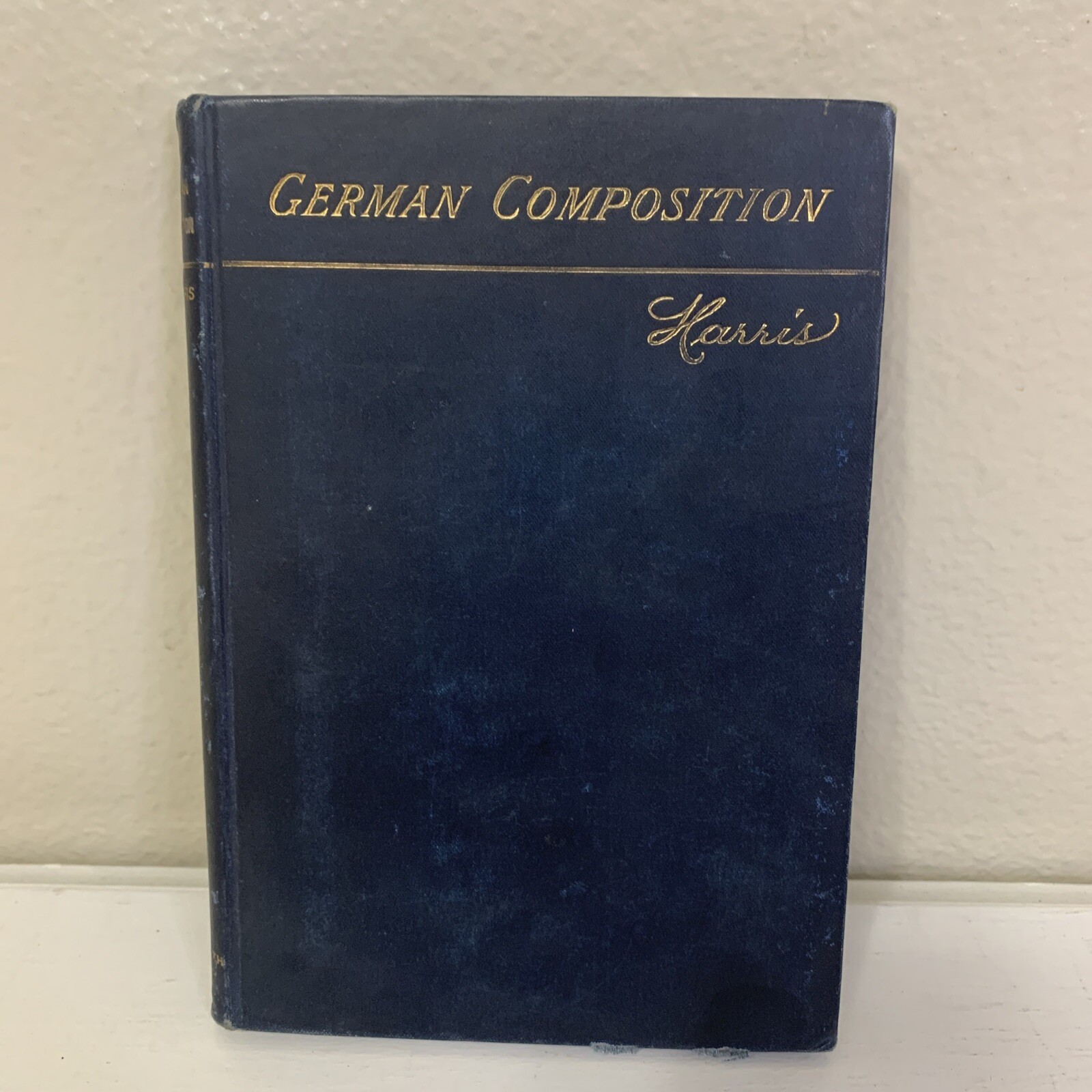 Selections For German Composition With Notes And Vocabulary Hardcover Book 1897