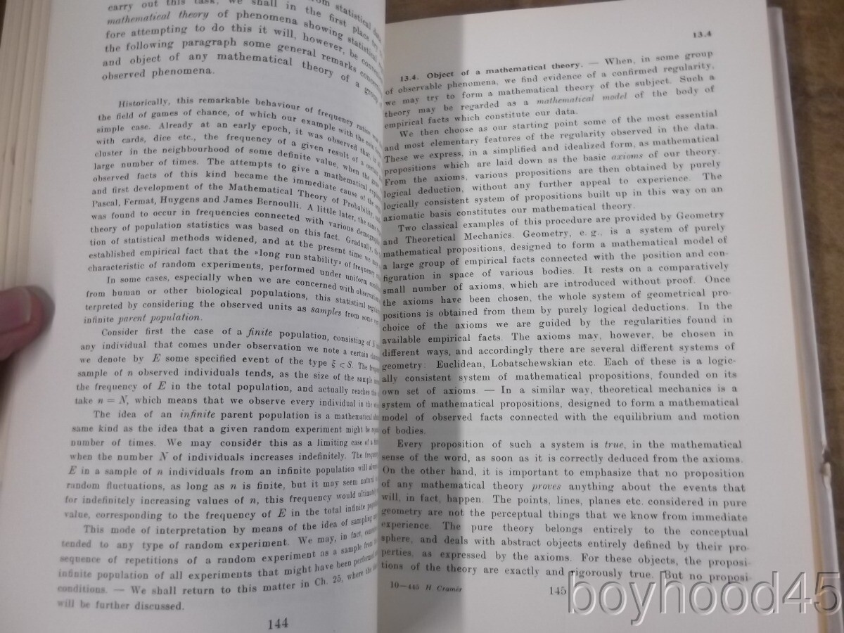 Mathematical Methods of Statistics by Harald Cramer-1951-PRINCETON UNIV. PRESS