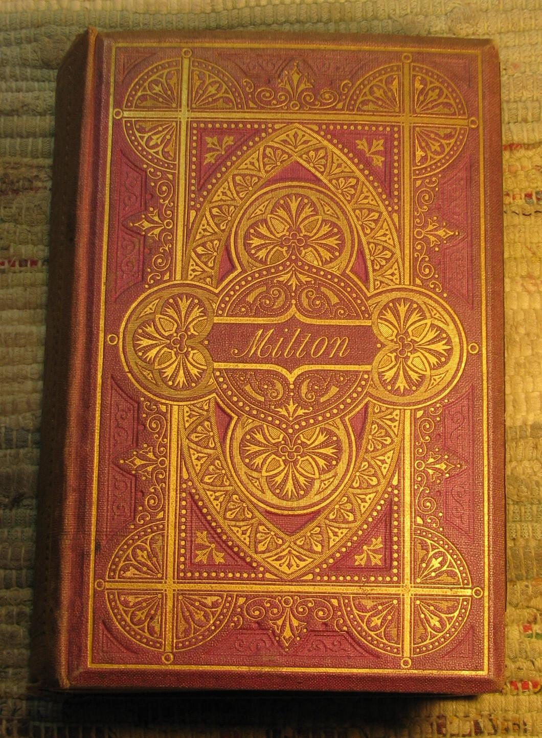 THE POETICAL WORKS OF JOHN MILTON – WILLIAM P. NIMMO Hardcover before 1868