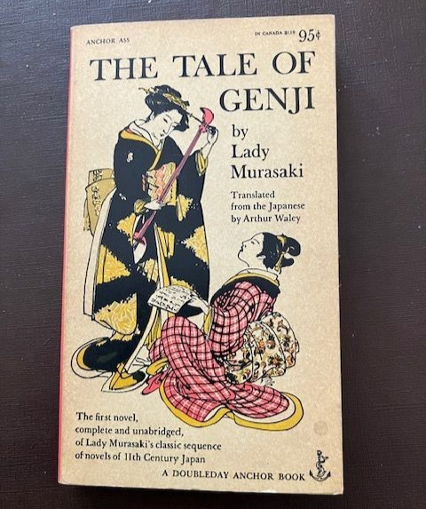 The Tale of Genji 1956 Anchor A55 Arthur Waley Vintage Paperback VG Japan