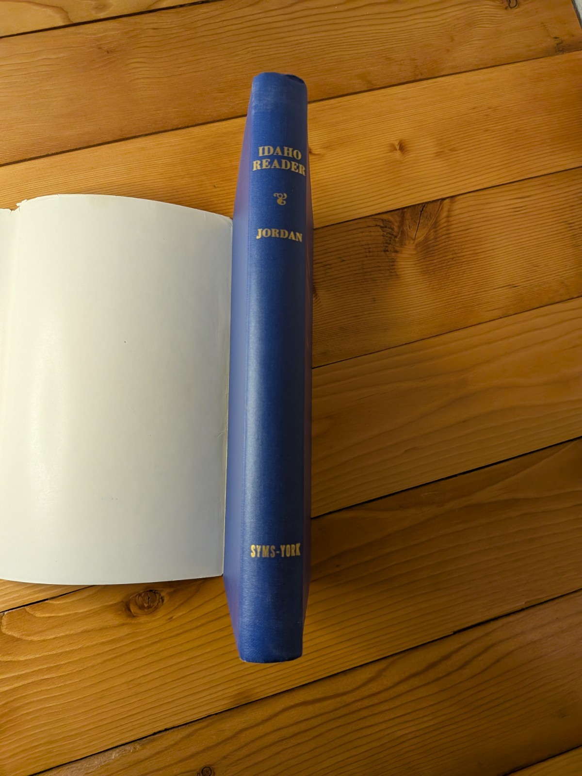 DOUBLE SIGNED Idaho Reader Grace Jordan 1st Ed 1963 Gov Senator Len Jordan Book