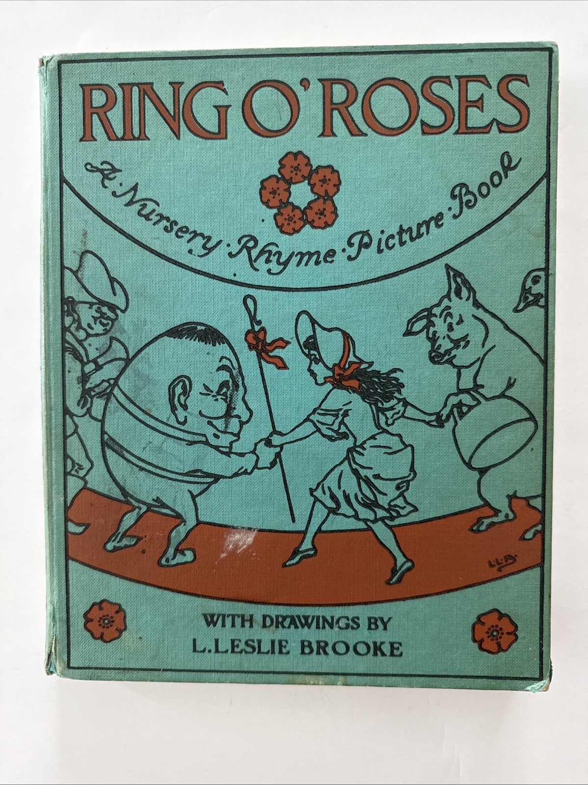 Vintage RARE 1920s Ring O’ Roses L Leslie Brooke Frederick Warne Early Printing