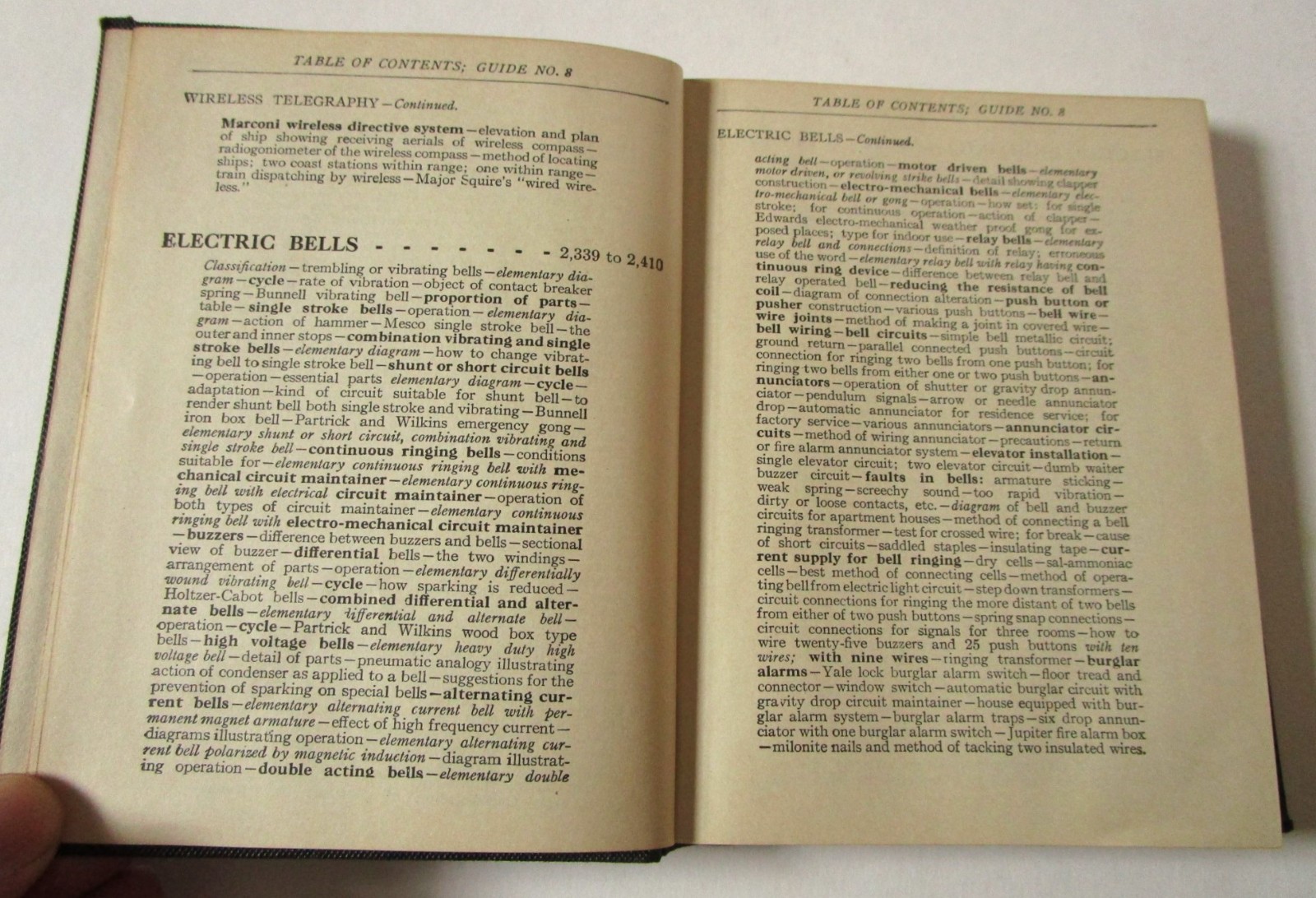 Hawkins Electrical Guide #8 2nd (1917) Edition, 1923-24 Printing Theo Audel & Co