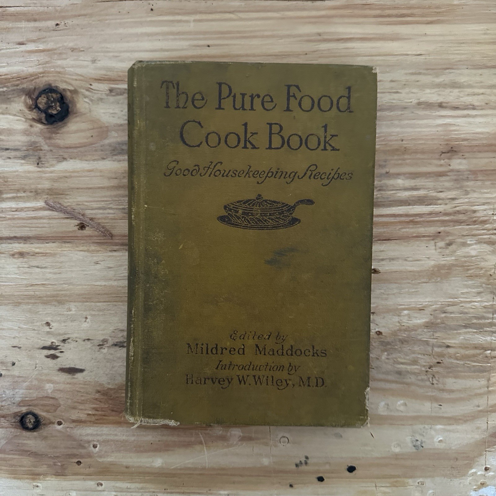 The Pure Food Cook Book by Mildred Maddocks Hardcover Good Housekeeping 1914