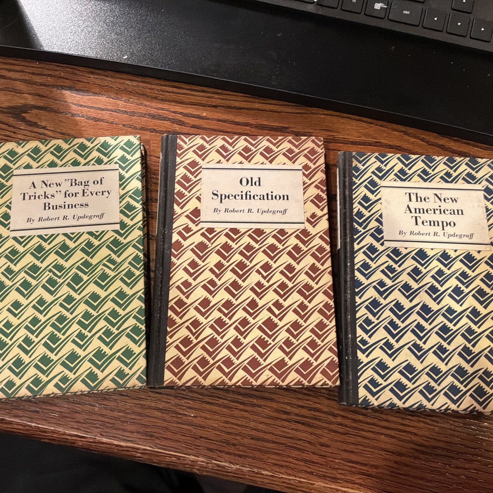 Updegraff “Little Library of Self-Starters” 1929, Shaw,3 Matching Volumes