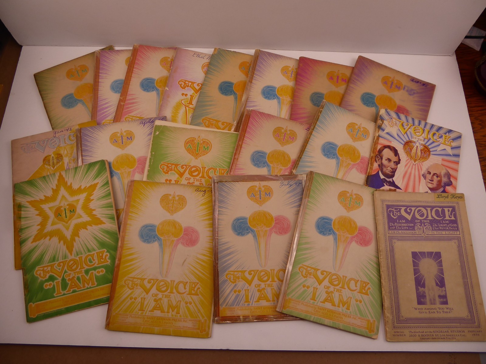 VOICE OF THE I AM~ 60 Book Lot~ ST GERMAIN Los Angeles Christian Theosophy