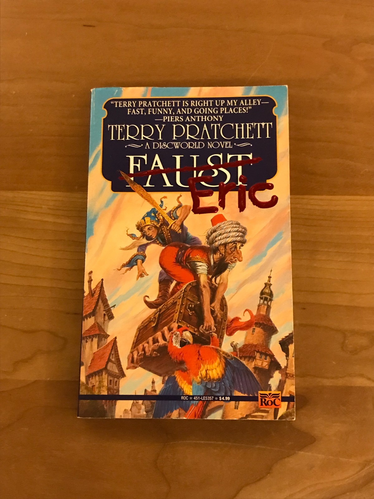1995 Eric by Terry Pratchett 1st Printing Paperback Book