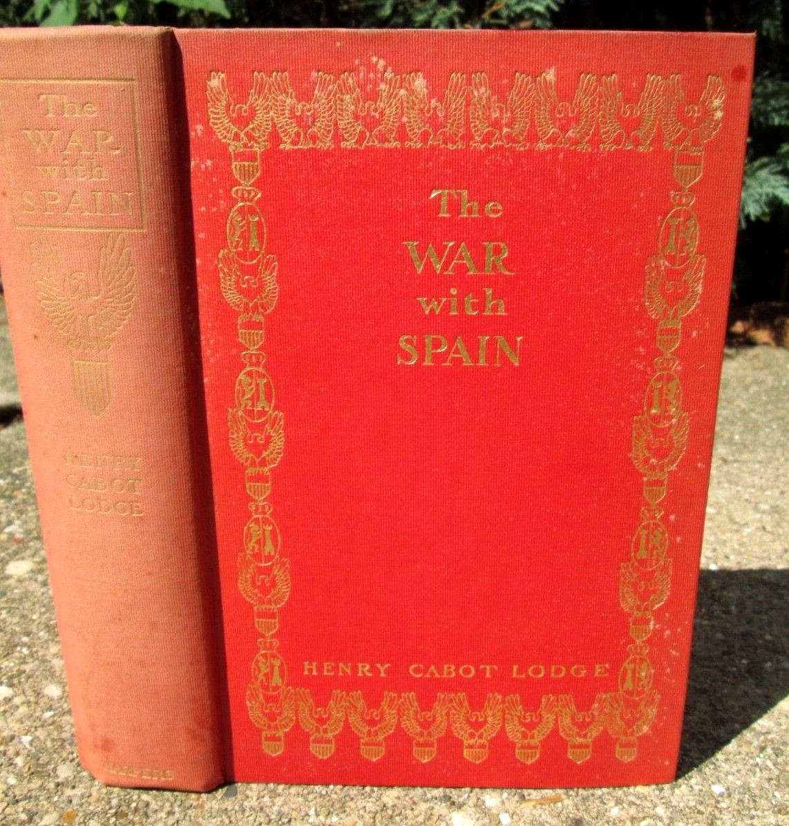 1899 The War With Spain by Henry Cabot Lodge Illustrated Harper & Brothers HC