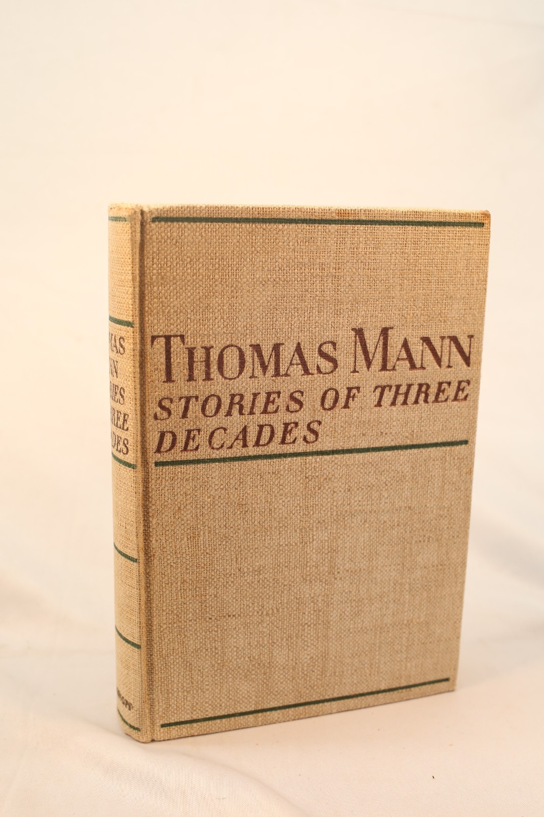 Thomas Mann Stories of Three Decades 1936 HC Early Printing Knopf, Inc.