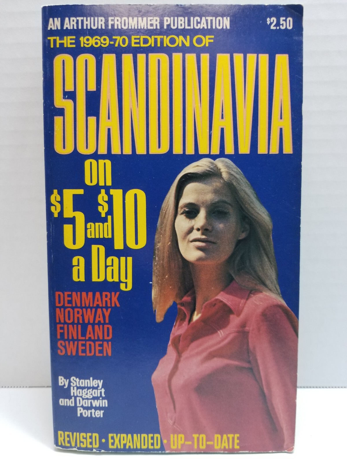 1969-70 Edition Of Scandinavia On $5 And $10 A Day Travel Guide Arthur Frommer