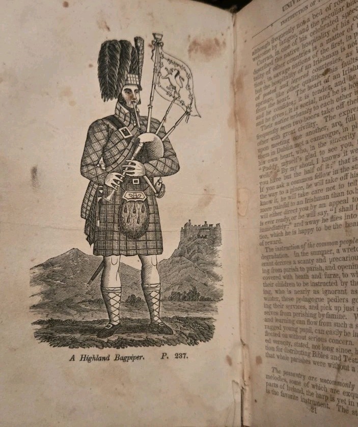 The Universal Traveller [engravings 1839] Leather