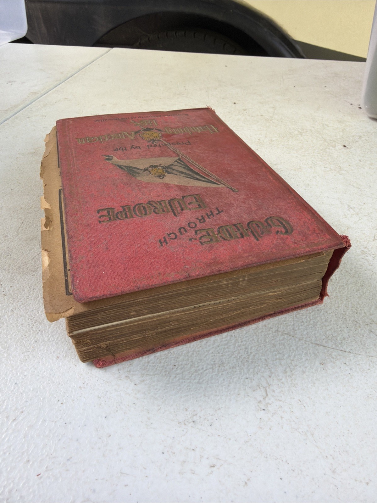 SCARCE 1900 1st Edition GUIDE THROUGH EUROPE By HAMBURG-AMERICAN LINE w/Maps
