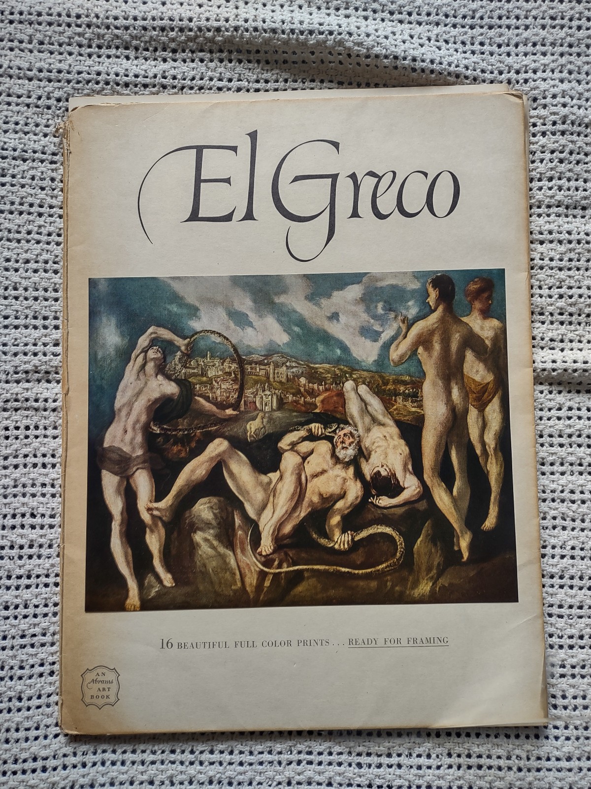 Abrams Art Book 6 Lot History Vtg 1952-55 W/ 89 Plates Utrillo, Titian & More!