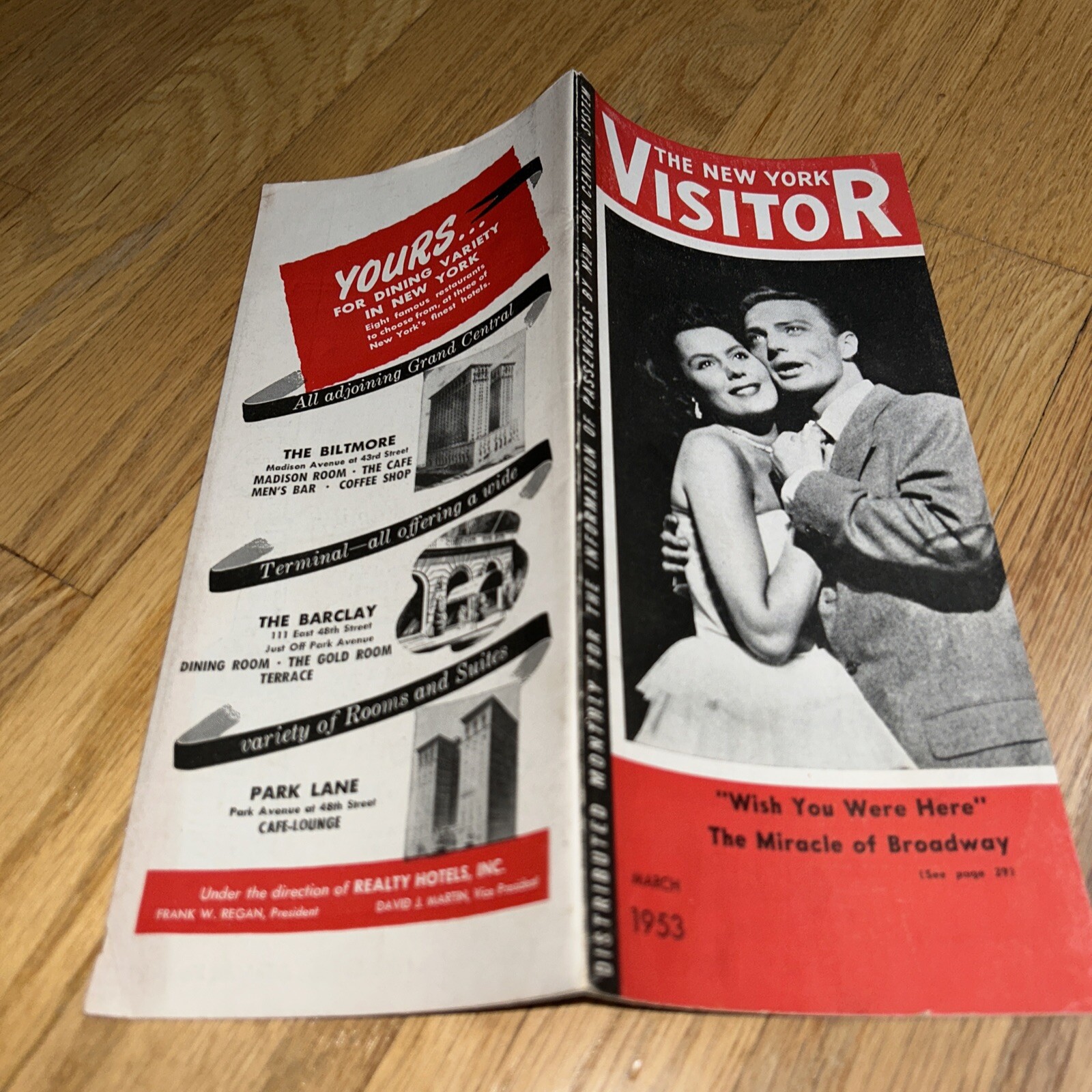 March 1953 THE NEW YORK VISITOR NY Guide Book NEW YORK CENTRAL SYSTEM Railroad