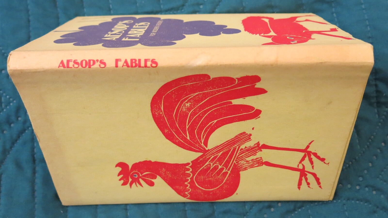Eric Carle Aesop’s Fables for Modern Readers 1965 HB w/ dust jacket