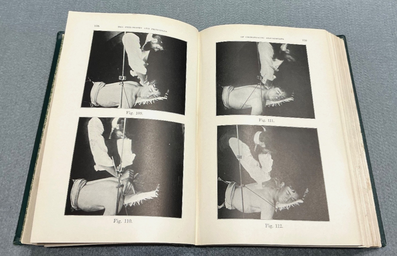 OLD PALMER CHIROPRACTOR BOOK CHIROPRATIC ADJUSTMENTS PHILOSOPHY PRINCIPLES 1911