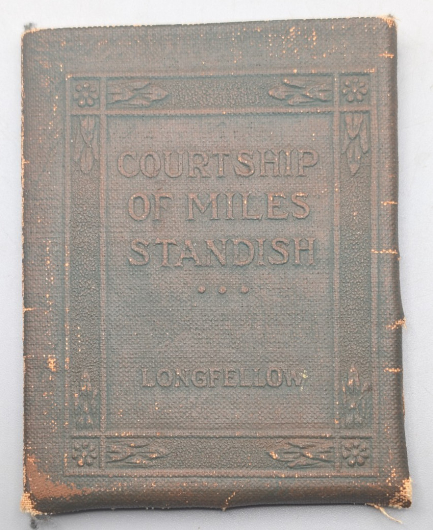 Courtship Miles Standish Longfellow Little Leather Library Miniature Mini Book