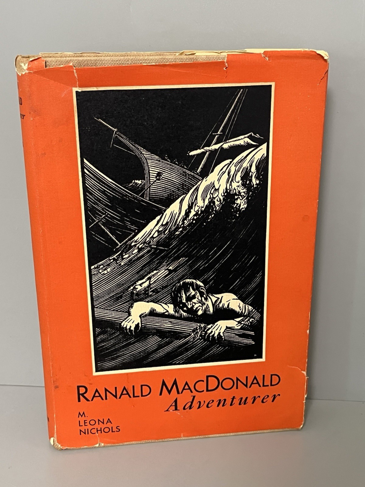Ranald MacDonald Adventurer- Nichols 1940 -Signed- PNW History, Japan, Woodcuts
