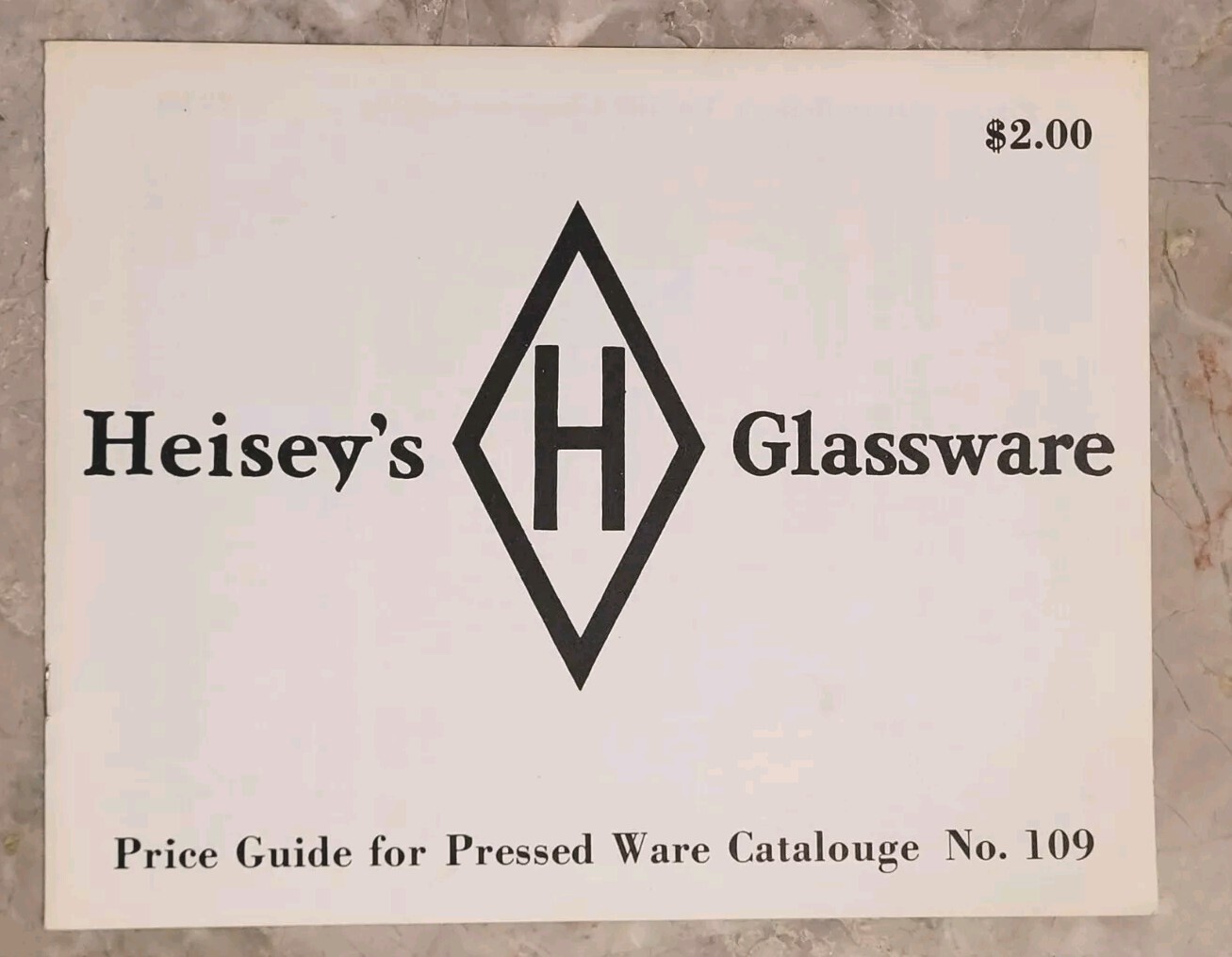 (2) THE HEISEY DISPATCH HEISEY’S GLASSWARE – 1967 Virginia McLean + Catalog 109