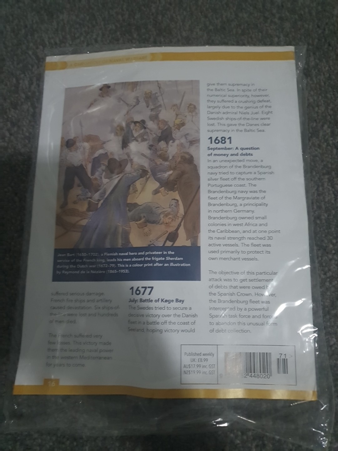 HACHETTE PARTWORKS Build The BATTLESHIP BISMARCK ISSUE #71 New