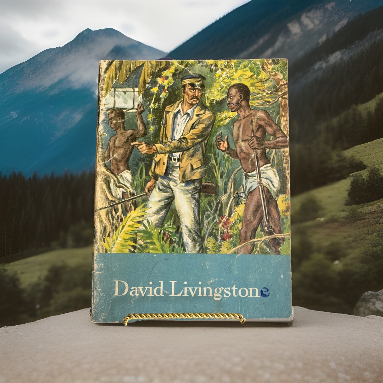 Real Great People David Livingston 1951 Vintage Softcover Row-Peterson & Co