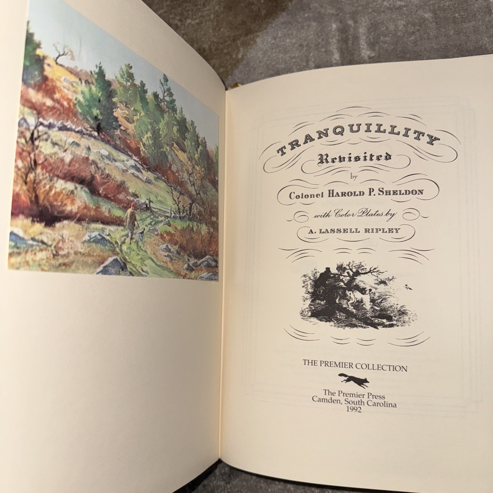 Tranquility Revisited by Sheldon 1992 Premier Press Fine Binding #138/3000