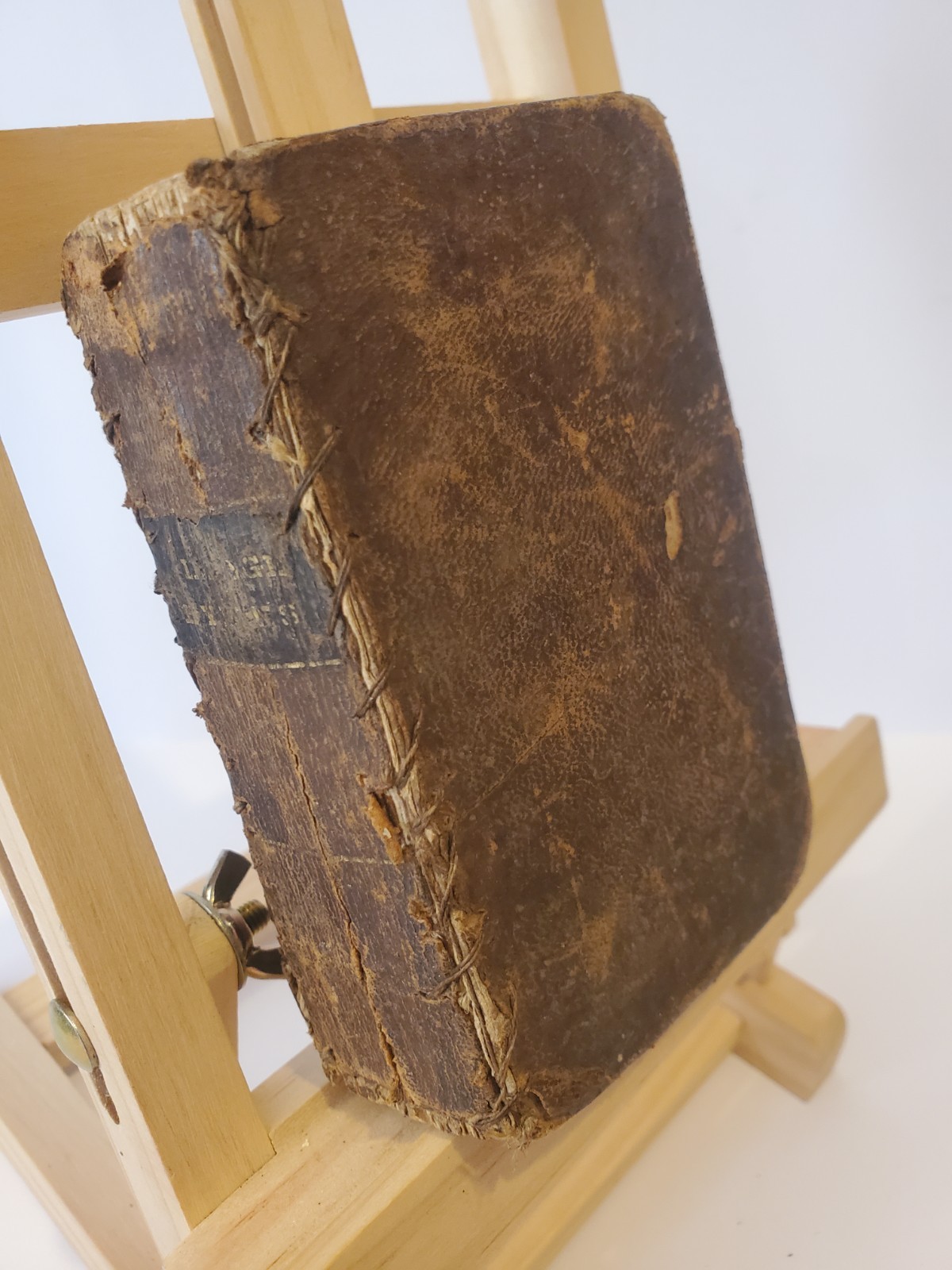 Village Hymns for Social Worship of Dr Watts 1831 Miniature Leather A. Nettleton