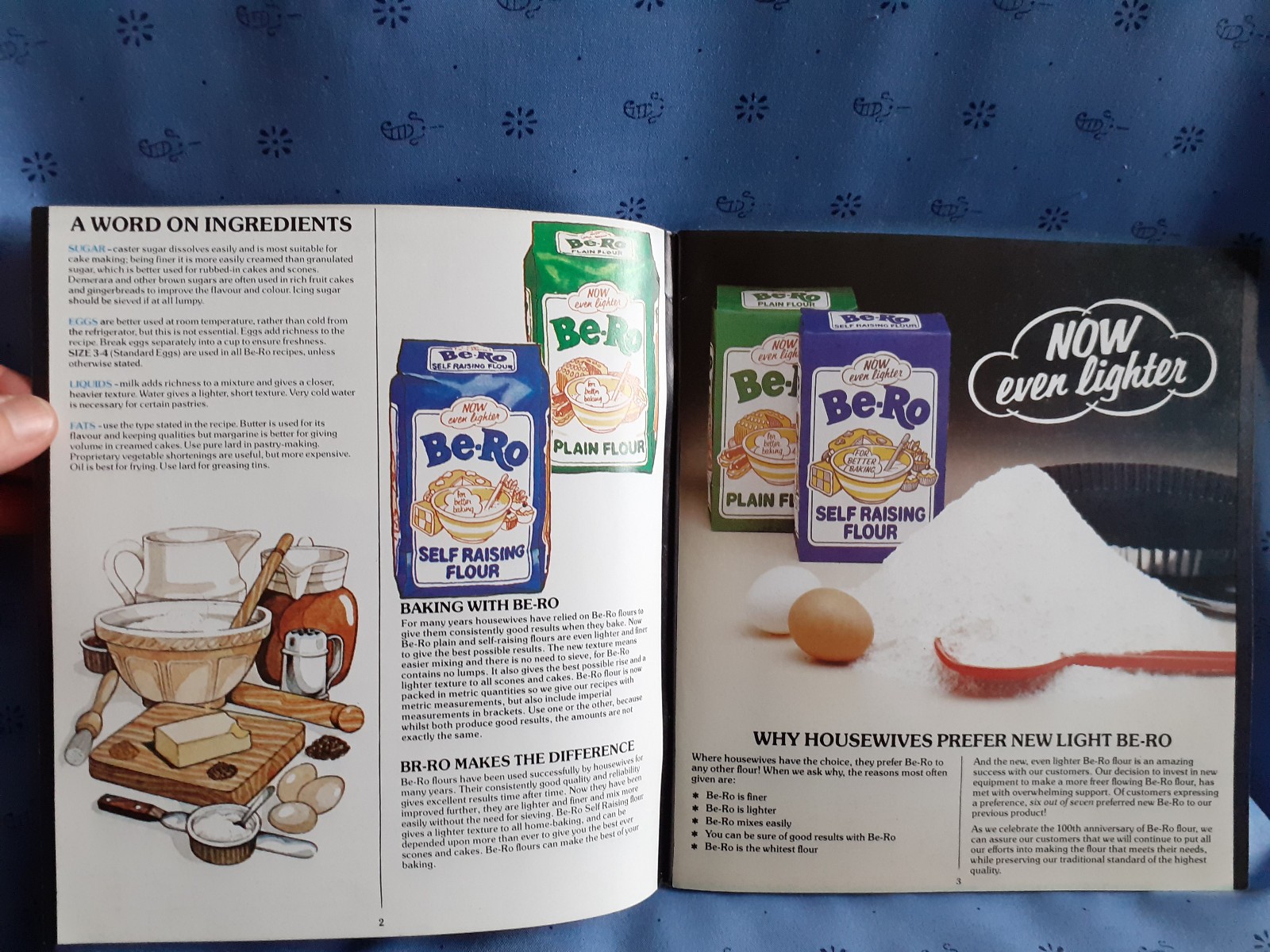 HOME RECIPES WITH BE-RO – CENTENARY EDITION BOOK COOKING BAKING – EXCELLENT COPY