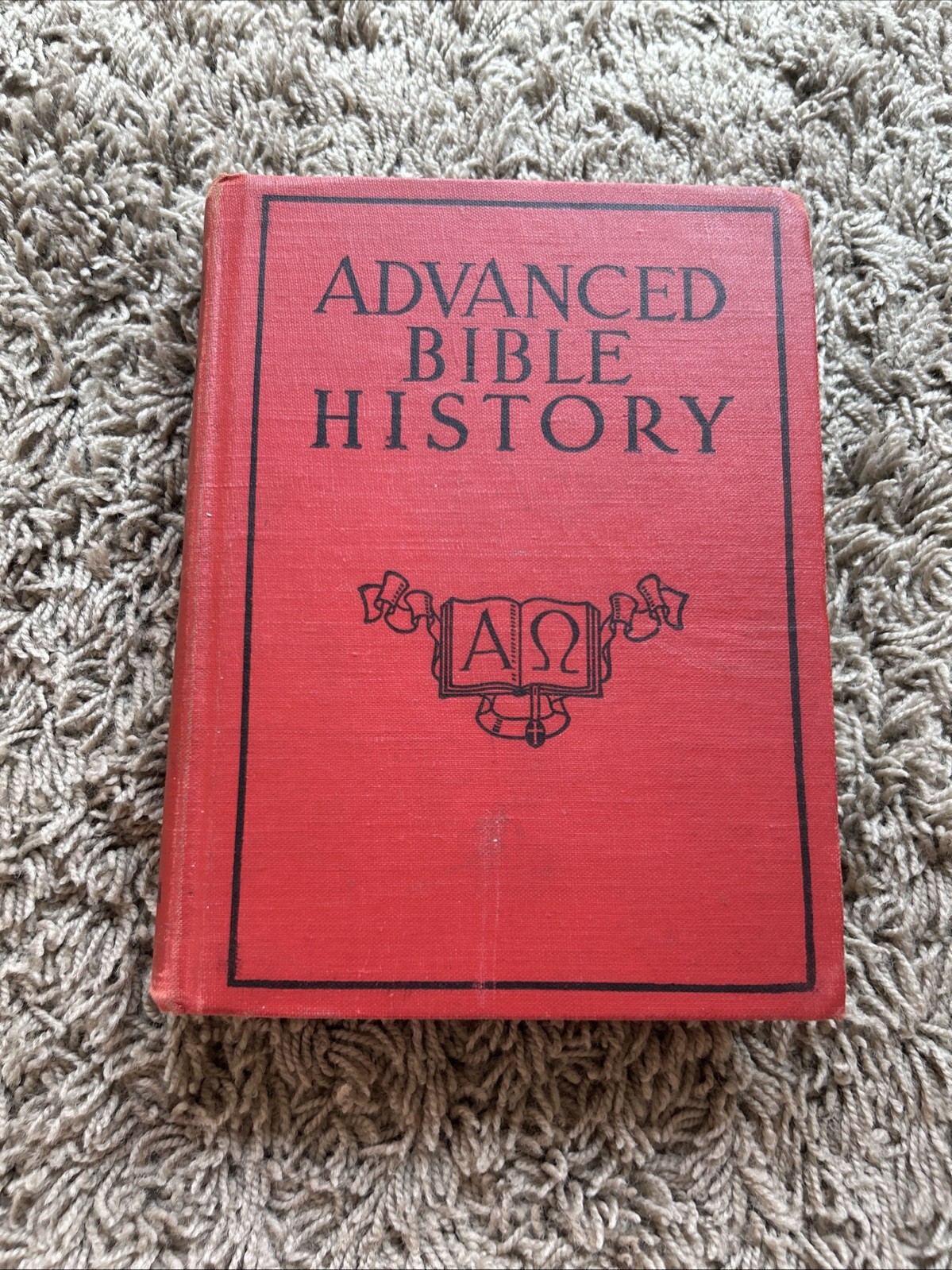 Vtg 1936 Advanced Bible History In Words Holy Scripture Illustrated Maps HC H25