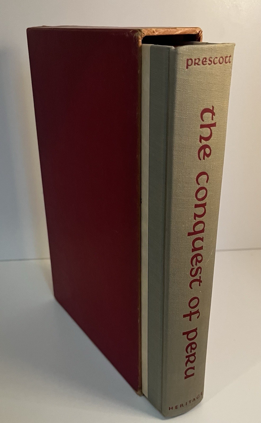 The Conquest of Peru by William H. Prescott, Heritage Press HC