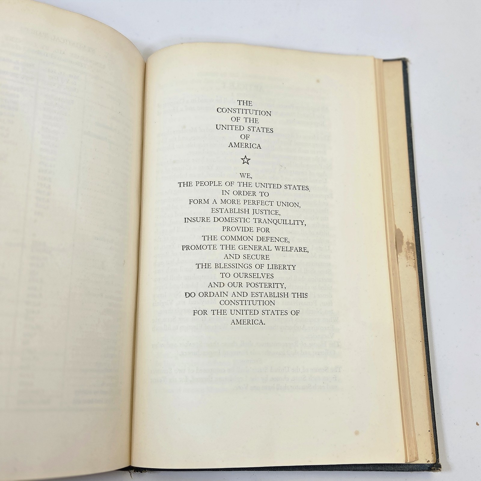 Vintage American History Books 2 Volume Hardcover Oxford American Constitution..