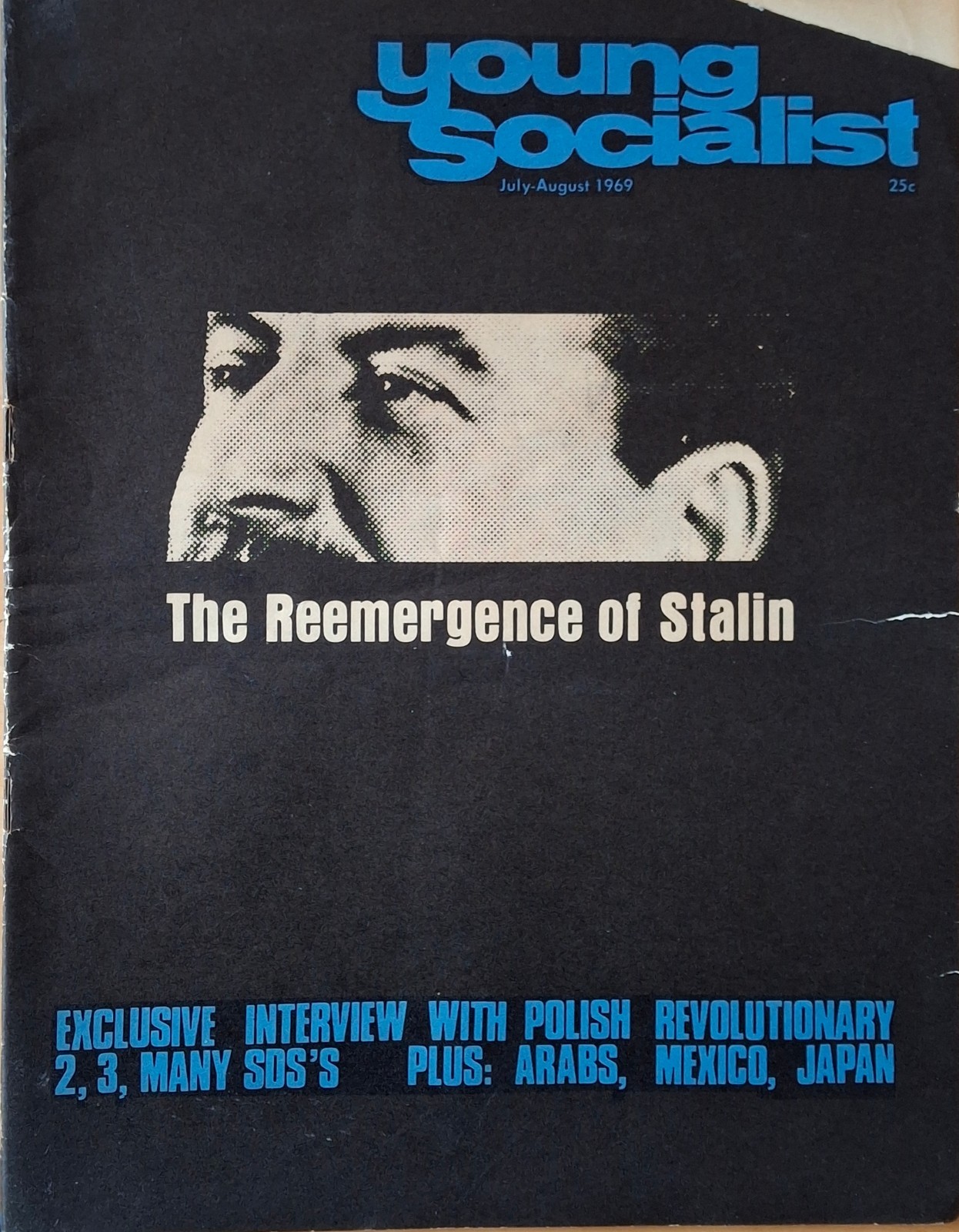 Young Socialist, July-Aug 1969 SDS, Stalinism Maoism Trotskyism