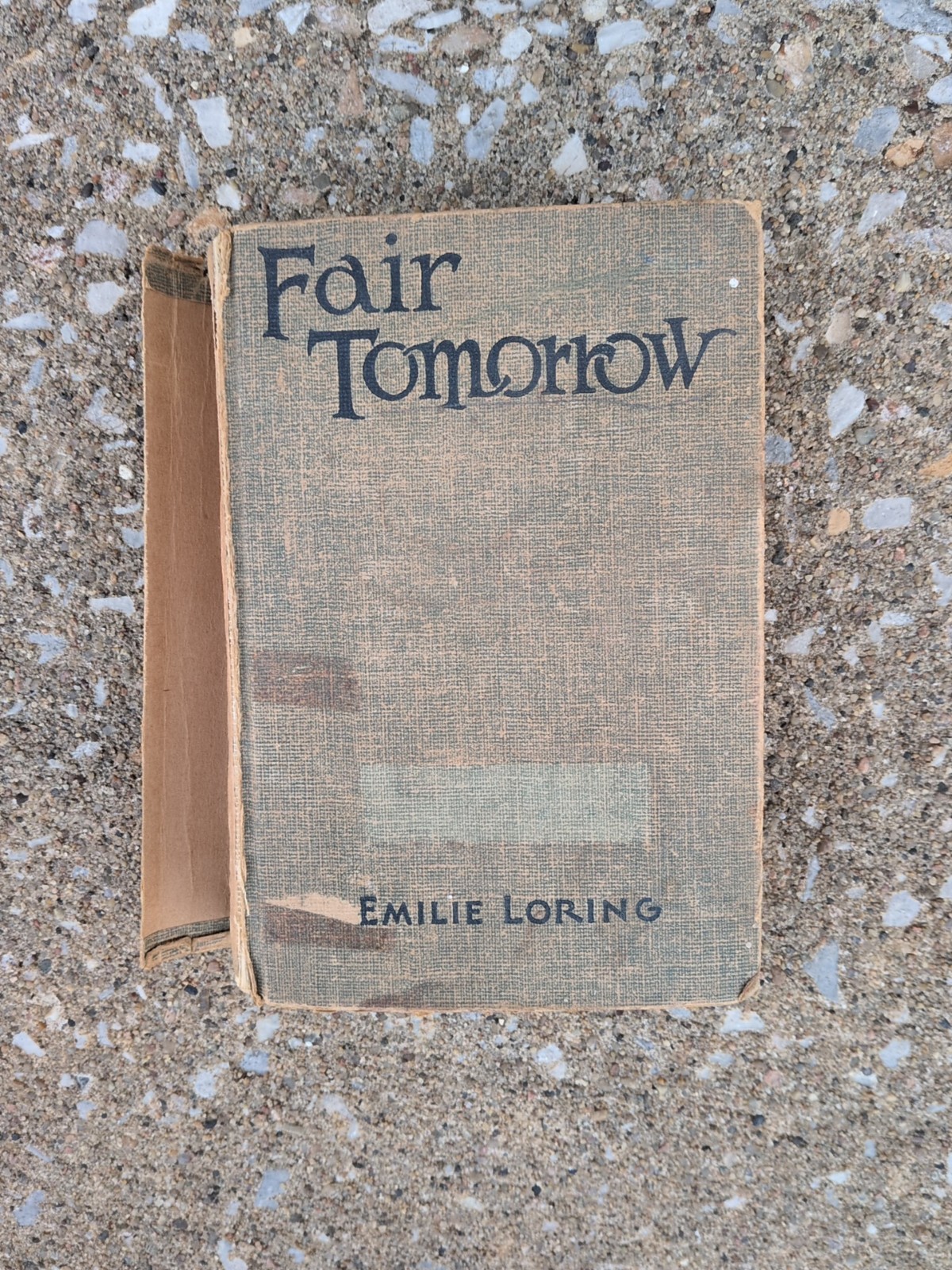 Fair Tomorrow Emilie Loring 1931