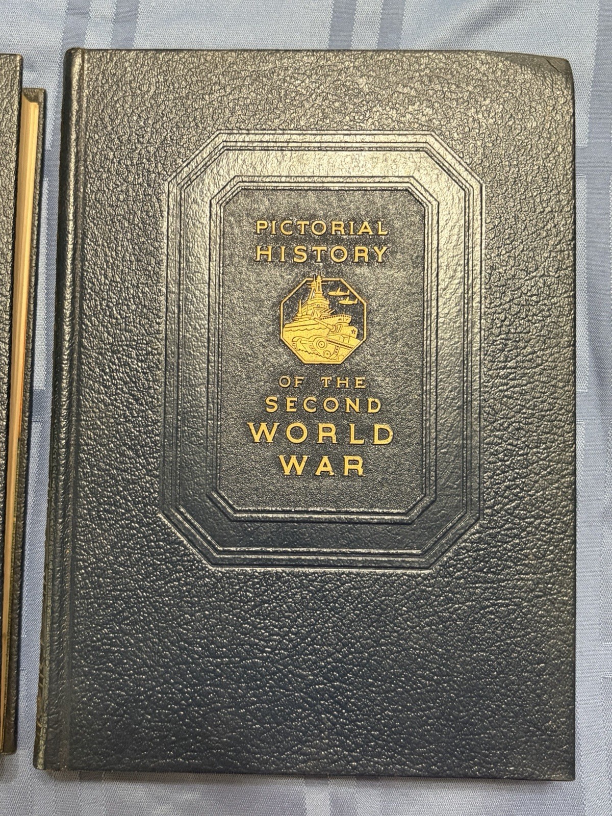 Pictorial History Of The Second World War Wm H Wise & Co 1944 Vols 1 & 2 WWII HC