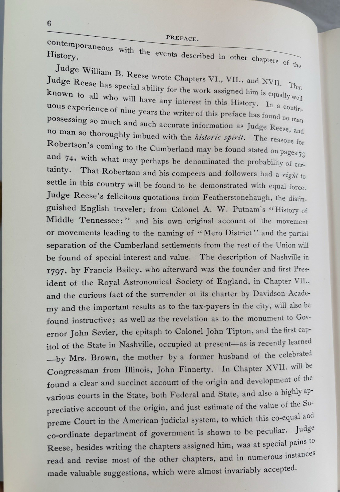 HISTORY OF NASHVILLE TENNESSEE reprint Charles Elder Limited Edition 172 of 1000