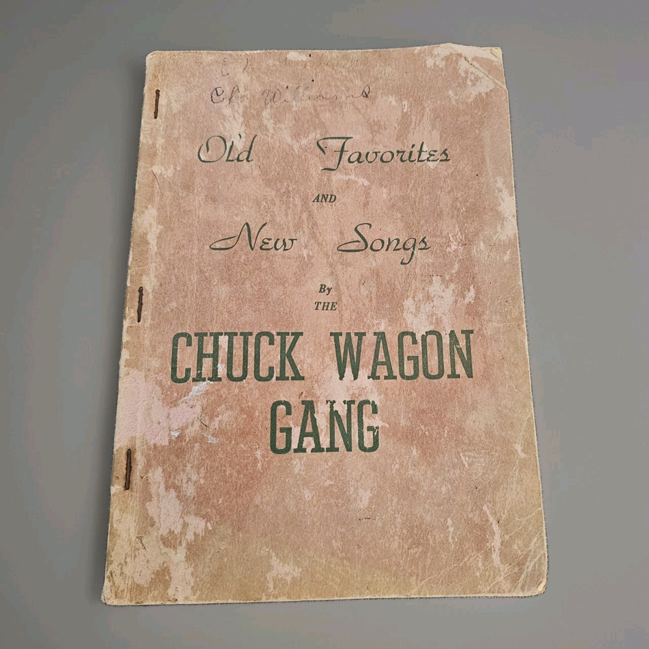 RARE 1955 Chuck Wagon Gang Vintage Gospel Songbook Shape Note Hymnal Texas…