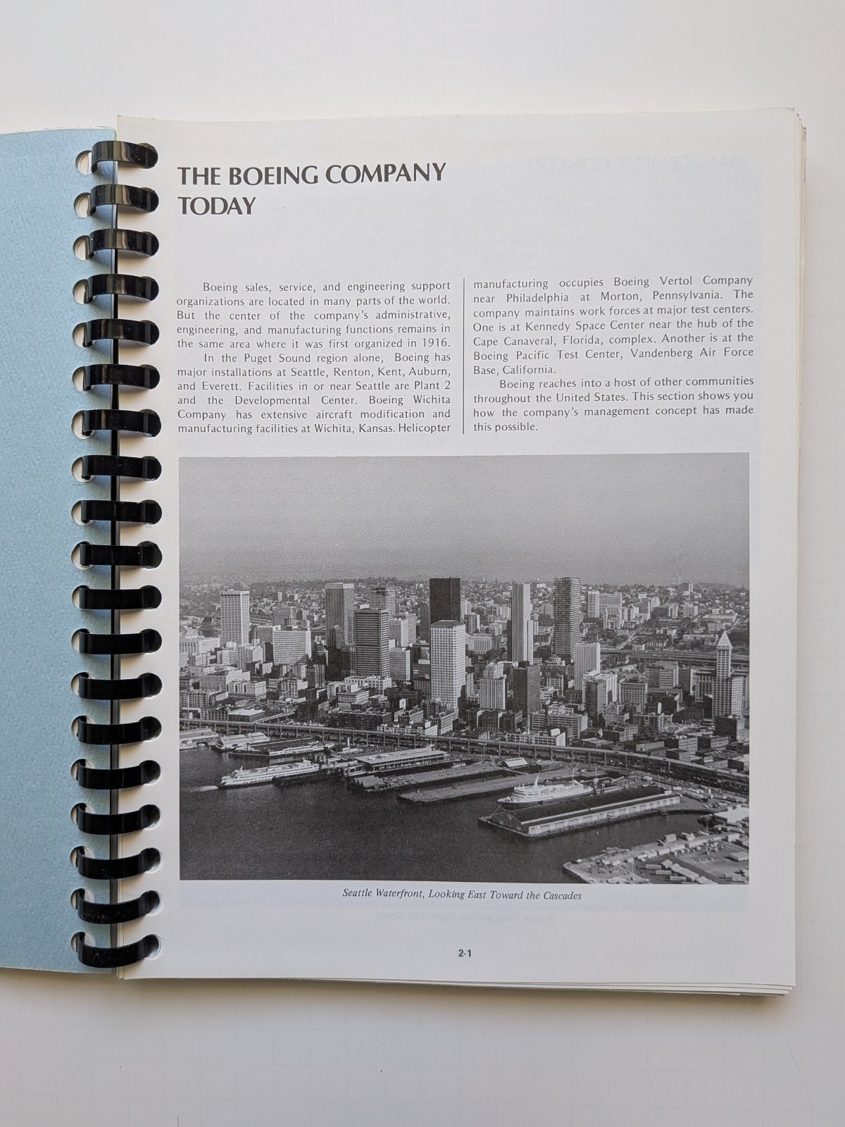 Vintage handbook BOEING ENGINEER: INDUSTRIAL RELATIONS & PROFESSIONAL TRAINING