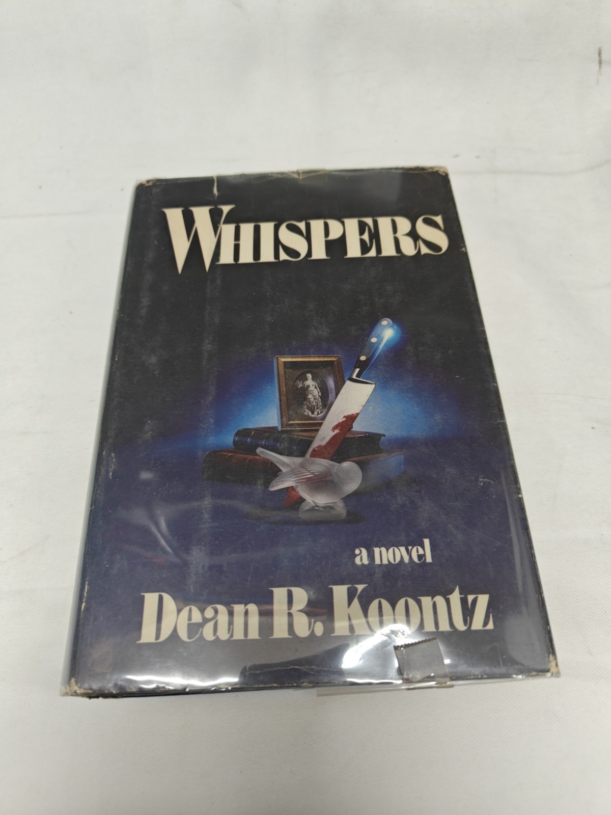 Vintage 1980 Hardcover Whispers Dean Koontz Thriller Suspense Putnam First BCE