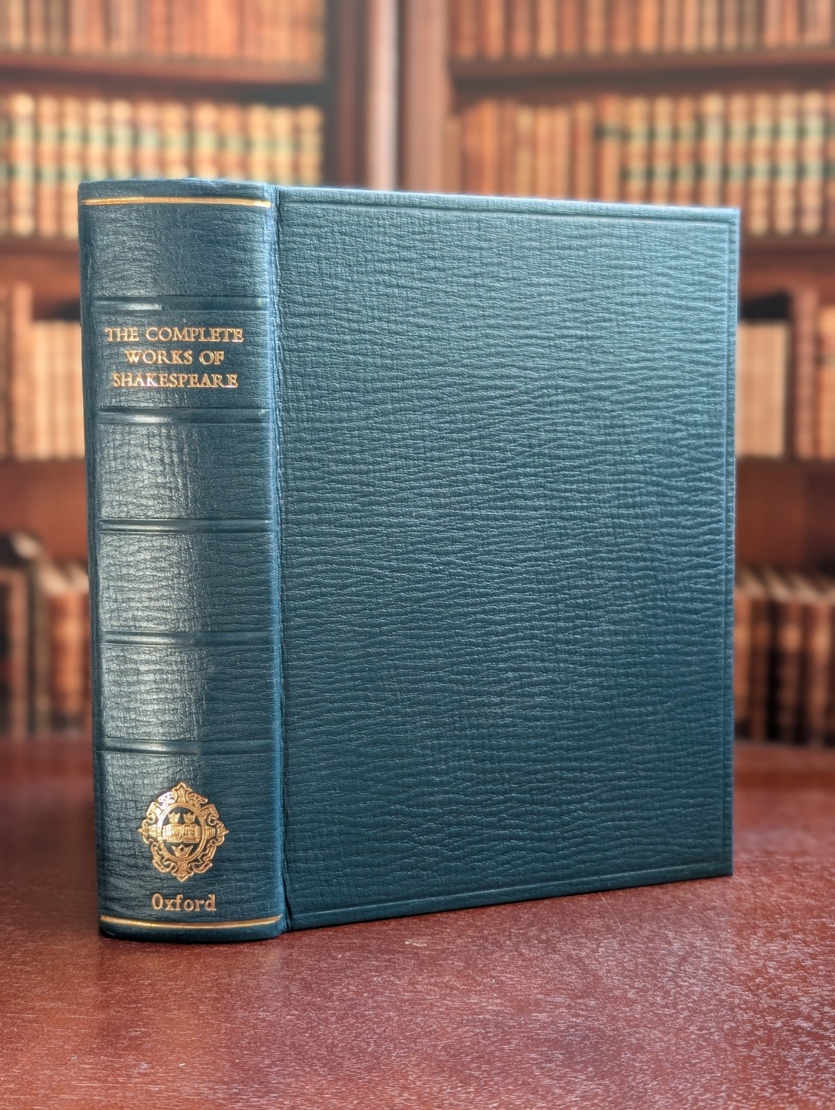 Complete Works of Shakespeare Oxford University Press full leather original box