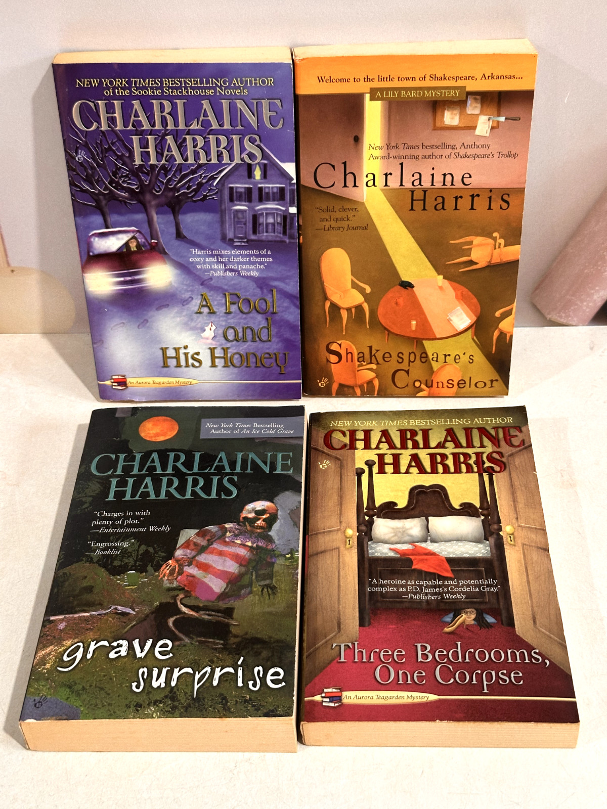 Lot of 4 Charlaine Harris Paperback