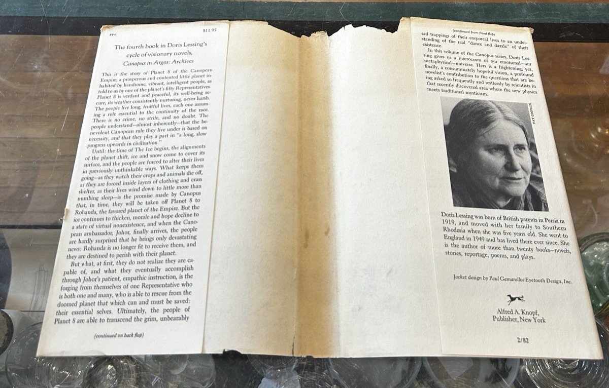 Doris Lessing / Canopus in Argos Archives Vols 4 – 1982 – 1st Edition HC/DJ