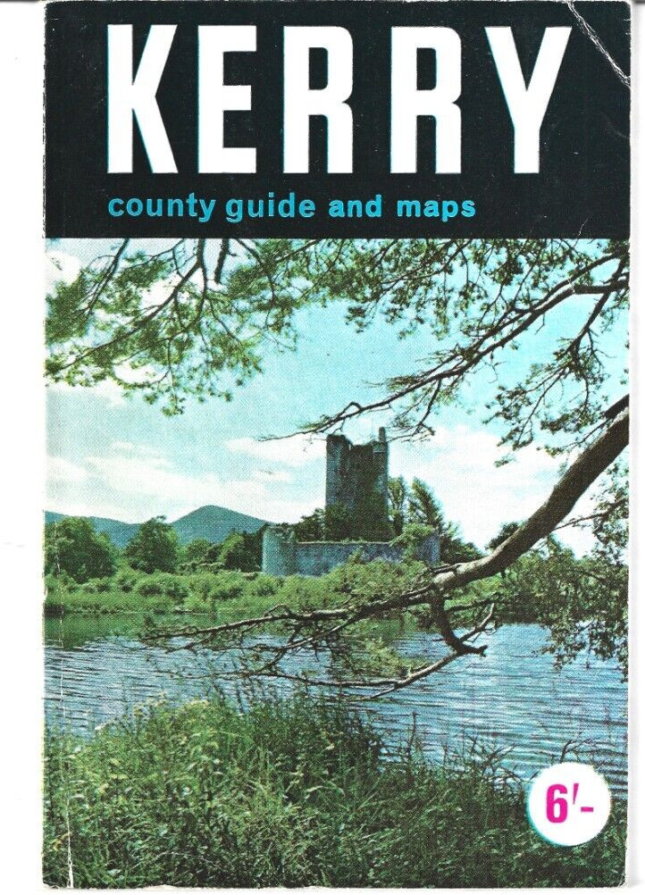 Kerry County Guide and Maps No Date Pbk Vintage Guidebook Republic of Ireland