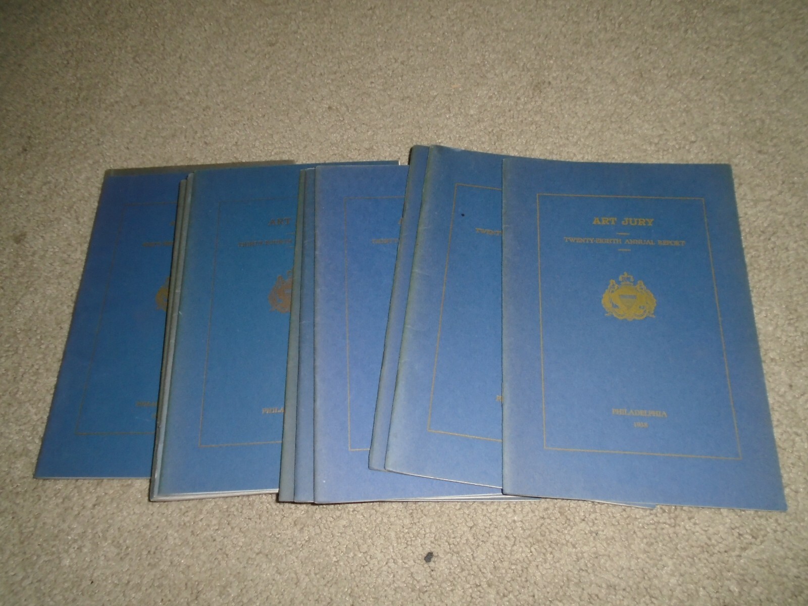 15 Annual Reports ART JURY, Philadelphia PA 1938-1951 & 1923