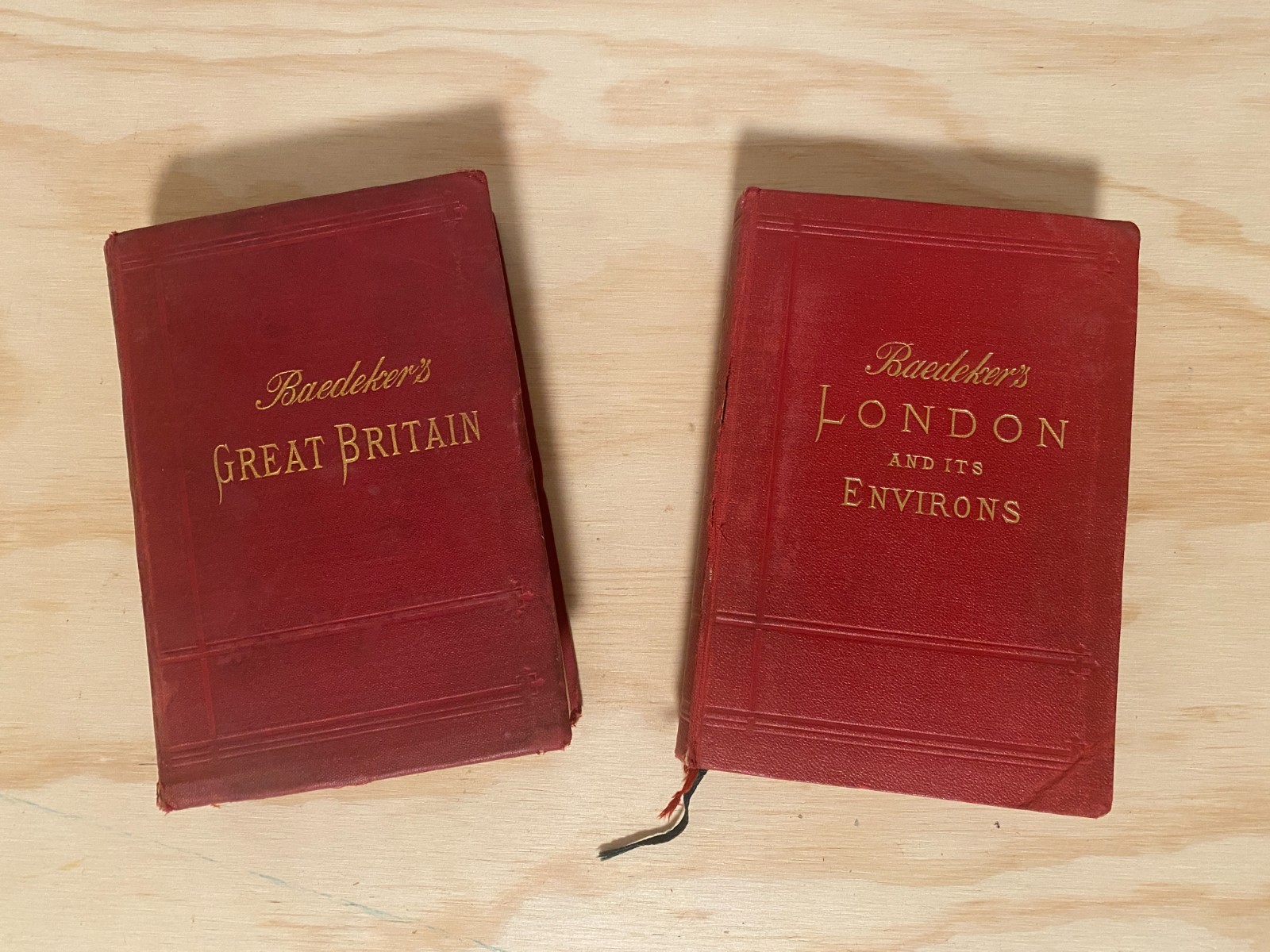 Baedeker’s Vintage Travel Guides – Great Britain 1901 and London 1902