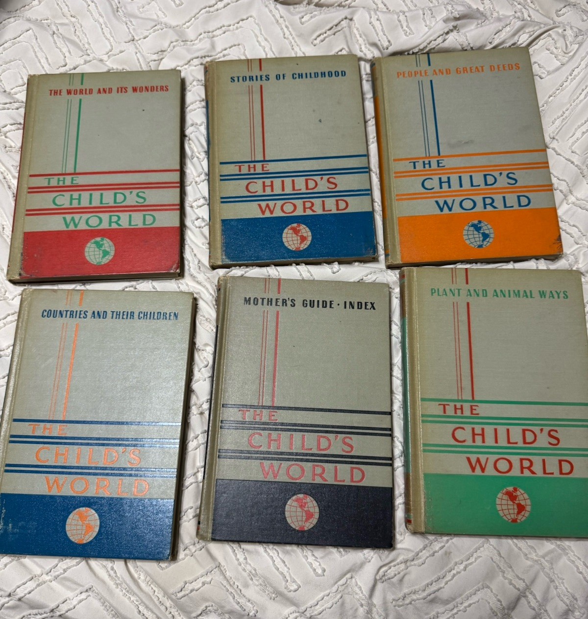 The Child’s World in Six Volumes Complete Set (HC, 1948-1950) Collector