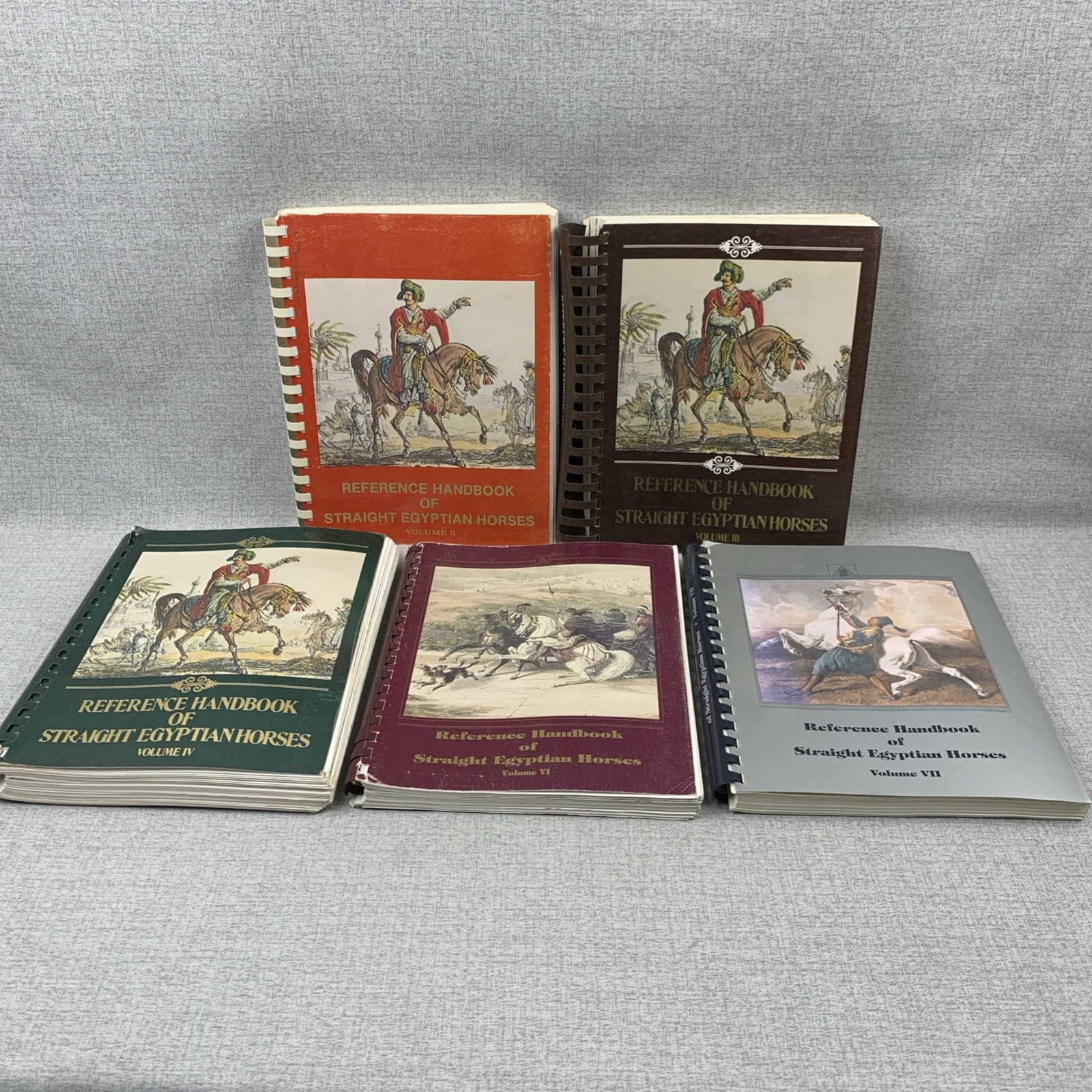Reference Handbook Of Straight Egyptian Horses Lot of 5 Pyramid Society