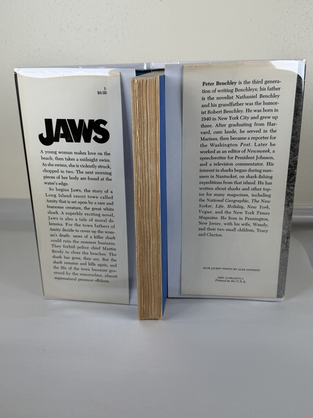 Jaws Peter Benchley First Edition Hardcover