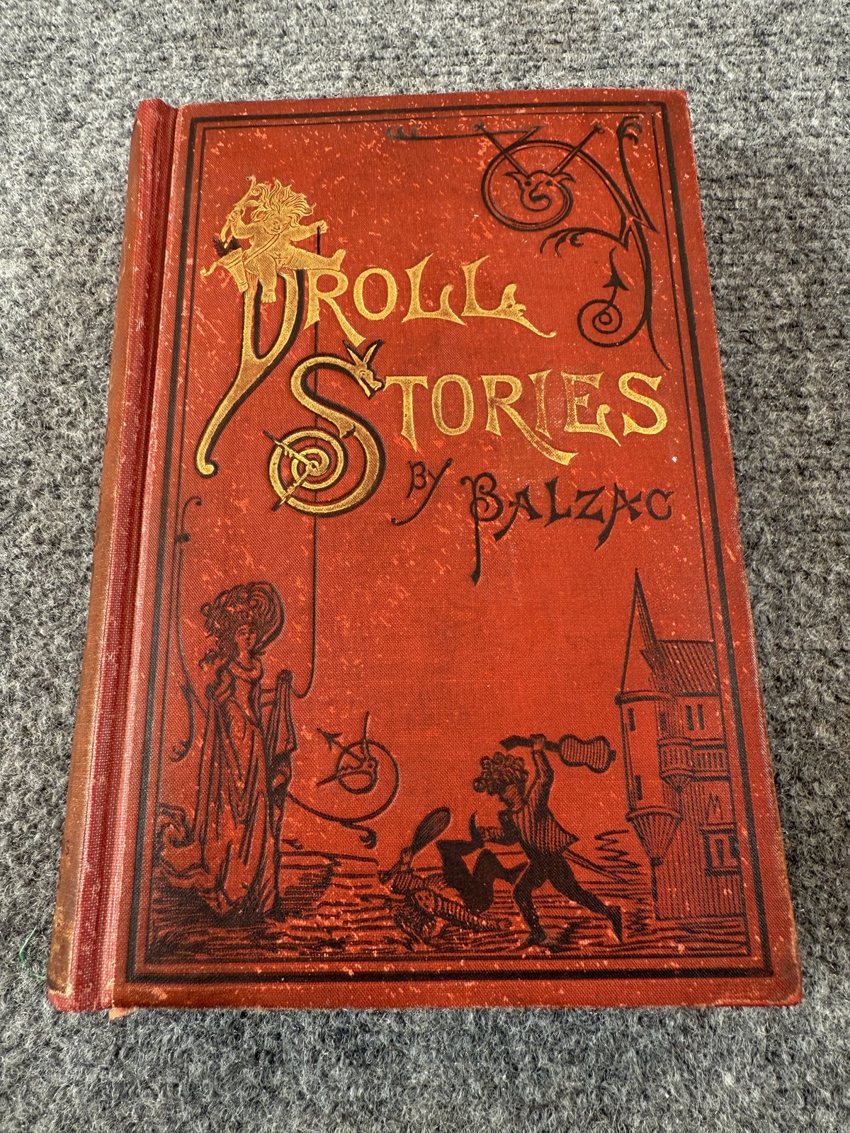Vintage Droll Stories Balzac Gustave Doré Illustrated Hardcover Touraine Abbeys